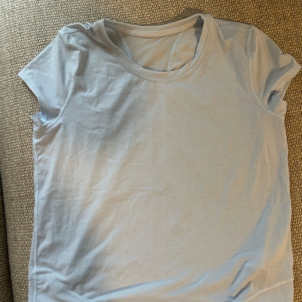 Athleta Girl L Tee with Mesh on neck